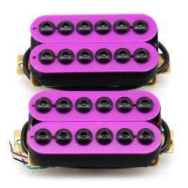 Unbranded Ceramic Magnet Electric Guitar Humbucker Pickups Neck&Bridge Pickups Purple Set