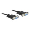 Delock Serial Cable RS-232 Sub-D9 Female to Female Null Modem