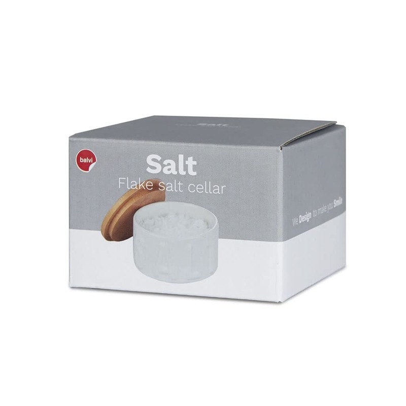 Balvi - Flake salt cellar Salt bamboo/ceramic