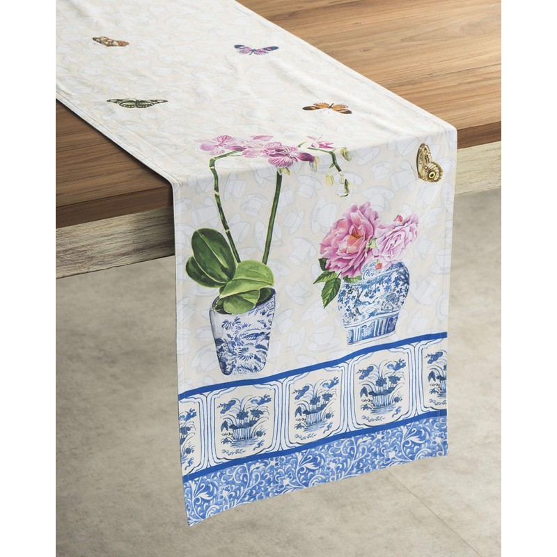 Maison d' Hermine Table Runner 100% Cotton 37cm x 230cm