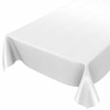 Anro Oilcloth, Table Cloth, Sold By The Metre, White Smooth