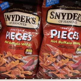Snyder's 1 Snyders of Hanover Pretzel Pieces Hot Buffalo Wing 12 oz FREE SHIPPING COST