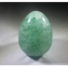 NATURAL GREEN AVENTURINE STONE HAND CARVED EGG
