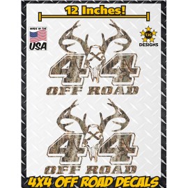Dodge 4x4 Offroad Decal Set CAMOUFLAGE for Dodge RAM Dakota Deer Hunting Skull
