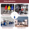 sourcing map 100 Pcs RV2-10 Insulated Ring Electrical Wire Connectors