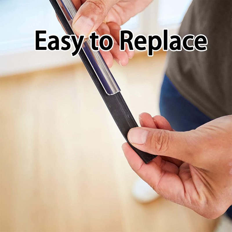 JAGTRADE 41"" Cut-to-Size Window Squeegee Refills Replacement Squeegee Rubber Window