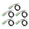 5Pcs Approach Sensor Inductive Proximity Switch NPN NO DC6‑36V 15mm