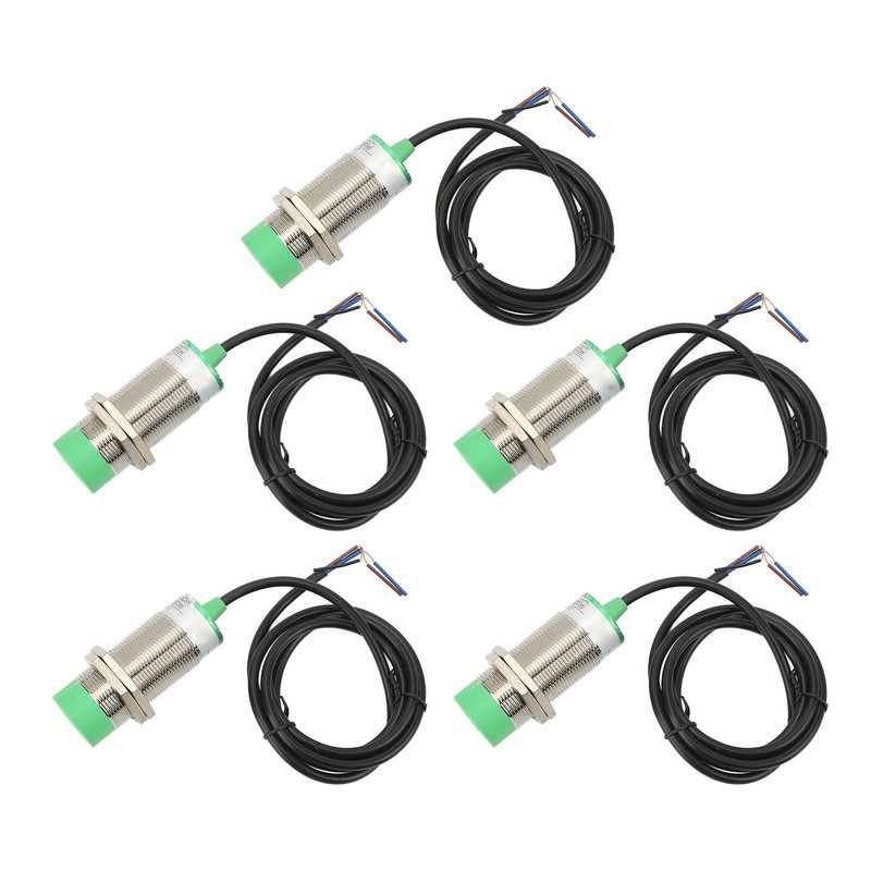 5Pcs Approach Sensor Inductive Proximity Switch NPN NO DC6‑36V 15mm