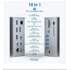 TOTU 18-in-1 Thunderbolt 3/USB C Docking Station with 8K DP,