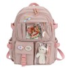 Kawaii Backpack Large Capacity Cute Bear Accessories Backpack for School
