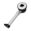 Handheld 10X Magnifier Loupe 3 LEDs Optical Glass with Measure