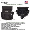 BOULDER Bag ULT 120 Ultimate Electrician Single Pouch. Black. Tool