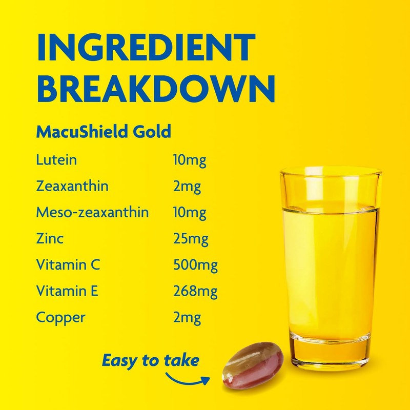 Macu Shield Gold Food Supplement - Pack of 90 Capsules