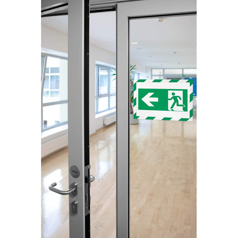Durable Duraframe Security A4 Info Frame, Green/White (Pack of 2)