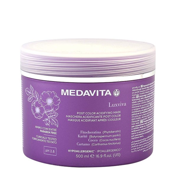 MEDAVITA Luxviva Post Colour Acidifying Mask, 500 ml