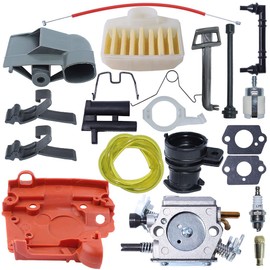 Mtanlo Carburetor Air Filter Base Tune-Up Kit For Husqvarna 362 365 371 372 Chainsaw Part 503 28 32 03, 503283203, 503814503, 503627303, 503627701