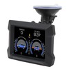 Universal Car HUD OBD2 GPS Gauge Display with Slope Meter