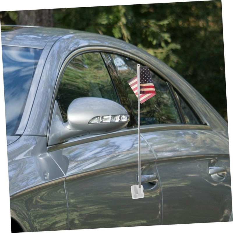 CAXUSD Magnetic Flag Pole Holder for Car Flag Base for