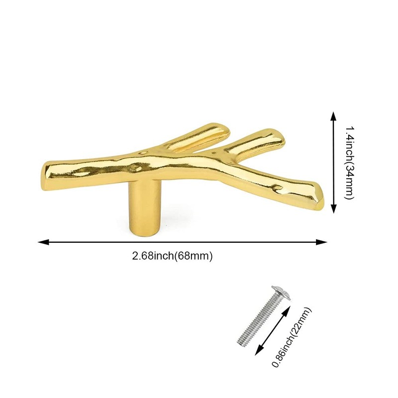 AchNau 10x Cabinet Knobs Wardrobe Drawer Door Cupboard Handle Pulls