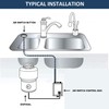 Garbage Disposal Air Switch Kit Single Outlet Sink Top Waste