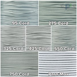 Paracord Planet 95, 275, 325, 425, 550, 750, and ParaMax Paracord – Tactical Cord for Outdoors