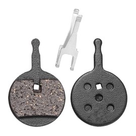 Hsthe Sea 4 Pieces Bicycle Disc Brake Pads Semi-Metallic Resin Bicycle Brake Pads for Avid Mechanical BB5 CSC Kingdom Promax DC 710 720 913 Decipher Dualtron Ultra