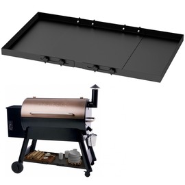 DELSbbq Adjustable Pellet Grill Storage Shelf for Traeger Pro 34 Series and Ironwood 885, Pellet Grill Bottom Shelf Accessory for Traeger Pellet Grill and Other Wood Pellet Grills