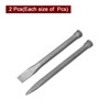 HARFINGTON 1set Masonry Chisel for Rock 13.8" Flat Head 14.6"