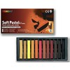 Mungyo Square Soft Pastels 12-Piece Set, Earthtone