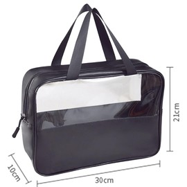 FAVORTALK Wash Bags Toiletry Bags Women Clear Travel Makeup Portable Waterproof Transparent Storage Cosmetic Bag, XSB13513
