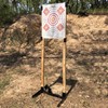 Highwild Adjustable Target Stand Base for Paper Shooting Cardboard Silhouette