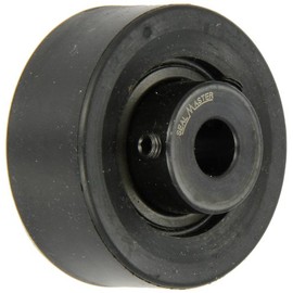 Sealmaster SRC-16 Ball Bearing Cartridge Unit, Setscrew Locking Collar, Felt Seals, Rubber Housing, Inch, 1" Bore, 2-17/32" OD, 1-3/8" Width, Misalignment Angle