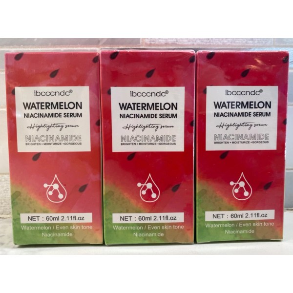 Unbranded Niacinamide Highlighting Serum Watermelon 2.11 oz 3 PACK of