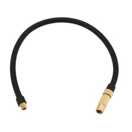 YINETTECH Tyre Inflator Extension Hose Adapter Portable Air Pumps Extension Hose 2 in 1 Schrader Presta Valve Adapter for Cars Motorcycles E Bikes Bicycles (40 cm)