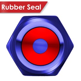 SAMIKIVA Tapones de válvula de neumático, tapas de vástago de válvula de neumático de metal de alta calidad, cubiertas a prueba de polvo, ajuste universal para coches, SUV, bicicletas y bicicletas, camiones, motocicletas (azul)