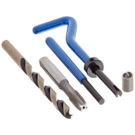 E-Z Lok SK40615 Metric Helical Threaded Insert Kit, 304 Stainless Steel, M6-1.0 Thread Size, 9 mm Installed Length (Pack of 10)