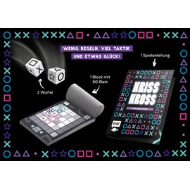 Edition Michael Fischer GmbH Dice Game: Kriss Kross - Who Achieves the Highest Score?: For 1-6 People from 8 to 99 Years