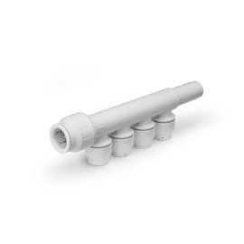 John Guest 22mm x 15mm 4 Port Manifold with Stem