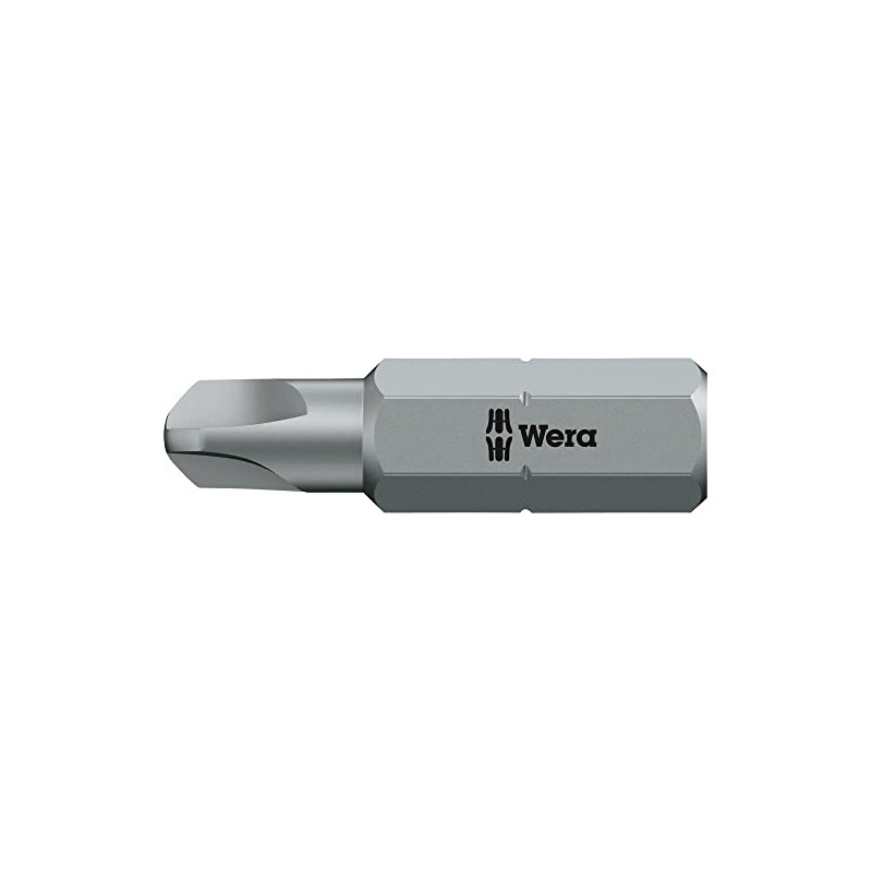WERA TORI-WING 066758 Screwdriver Bit for Tri-Wing Screws, Insertion 0.25