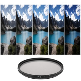 62mm Variable Neutral Density Filter for Tamron Auto Focus 18-200mm f/3.5-6.3 Lens