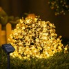Solar String Light, 7M 50LED Cherry Blossom Fairy Light, Outdoor
