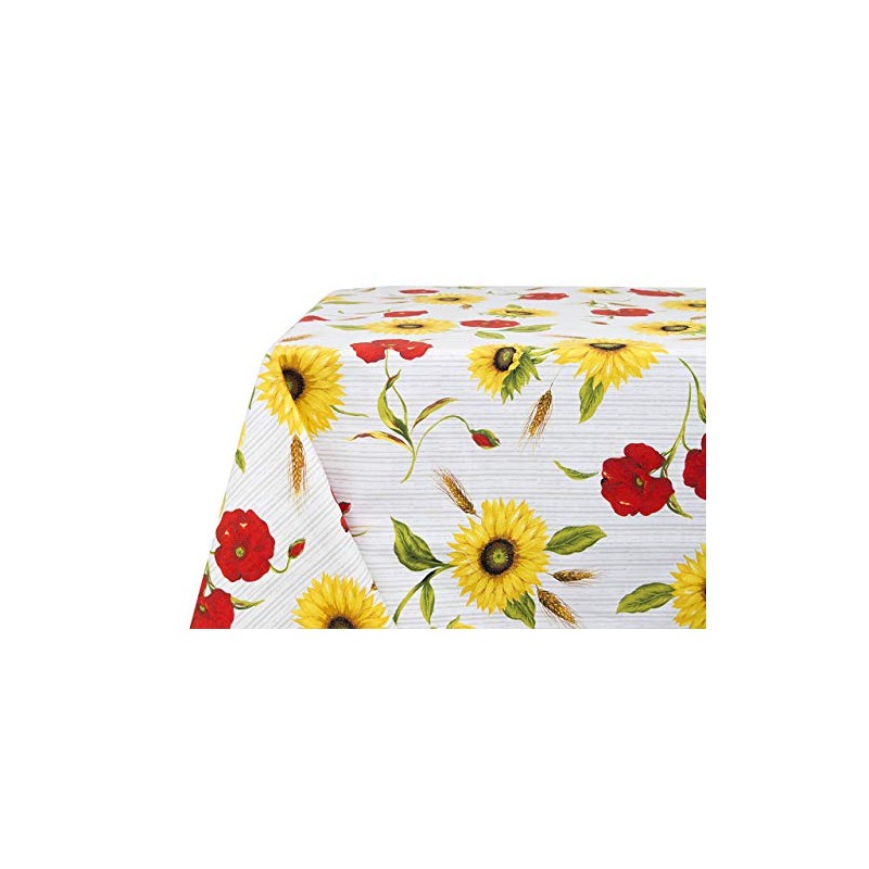 BIANCHERIAWEB 100% Cotton Tablecloth for Kitchen - Made in Italy