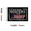 Boaters For Trump Boat Marine Flag 12x18 Inches Double Sided
