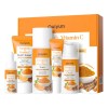 Set Quiyum Cúrcuma Vc 5 Pzas Cuidado Facial Hidratante Piel
