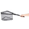 Portable Aluminum Alloy Telescopic Foldng Fishing Landing Net Pole Rubber