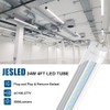 JESLED T8 4FT LED Type A+B Light Bulbs, 24W 3000LM