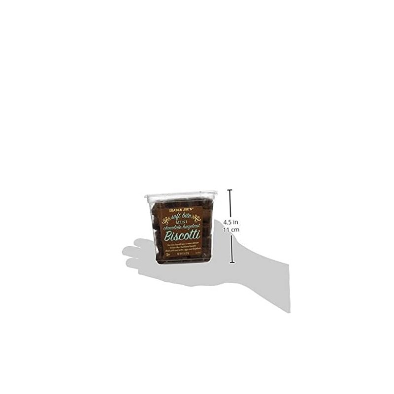 Trader Joe`s Soft Bite Mini Chocolate Hazelnut Biscotti .2 pack