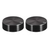 sourcing map 2 x Aluminium Volume Control Potentiometer Knurled Shaft