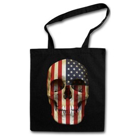 USA Flag Stars and Stripes Skull Hipster Bag Cloth Bag – Fabric Bag