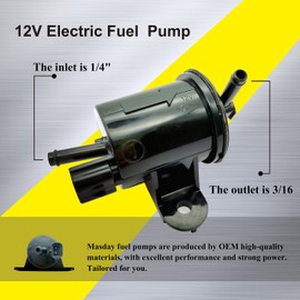 Masday Scooter Fuel Pump for 02-09 Honda Metropolitan, 03-16 Honda Ruckus - OEM 16710-GET-013, Includes All Accessories for Replacement